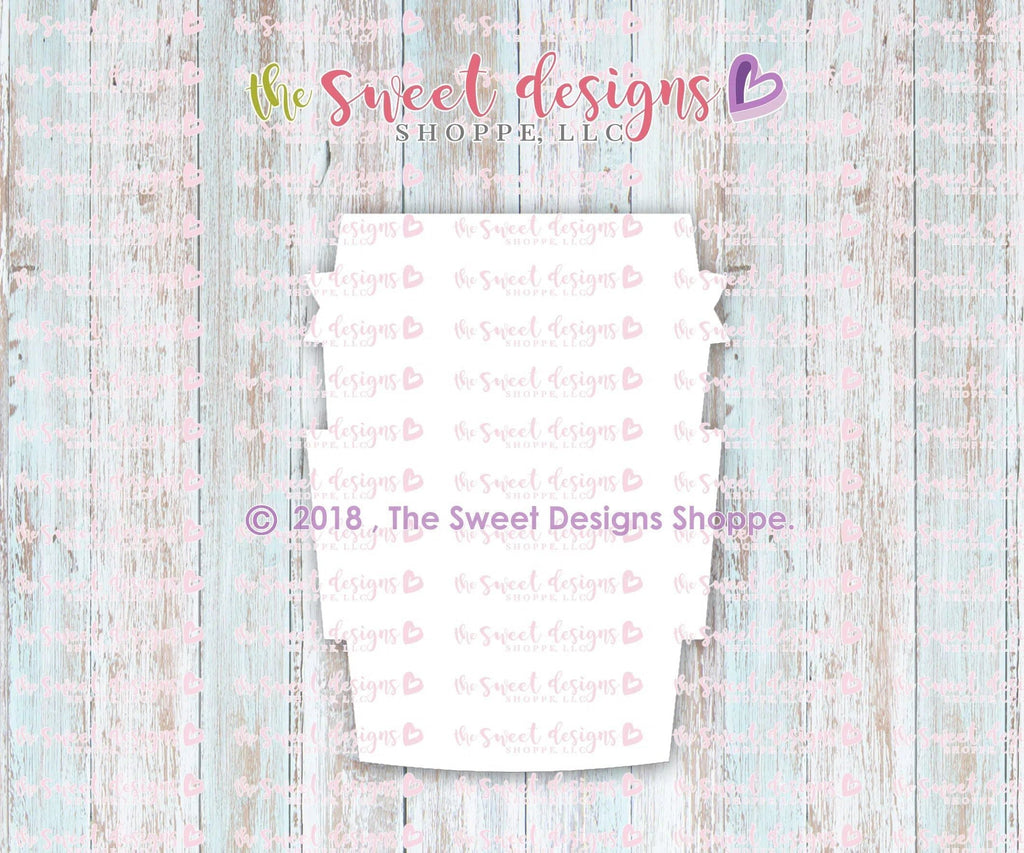 Cookie Cutters - Coffee Paper Cup - Short - Cookie Cutter - The Sweet Designs Shoppe - TSDS - - ALL,Christmas,Christmas / Winter,Coffee,Cookie Cutter,Fall,Fall / Halloween,Fall / Thanksgiving,Food,Food & Beverages,Food and Beverage,Halloween,Latte,Nurse,Nurse Appreciation,Promocode,STL,Teacher,Teacher Appreciation,thanksgiving,Valentines