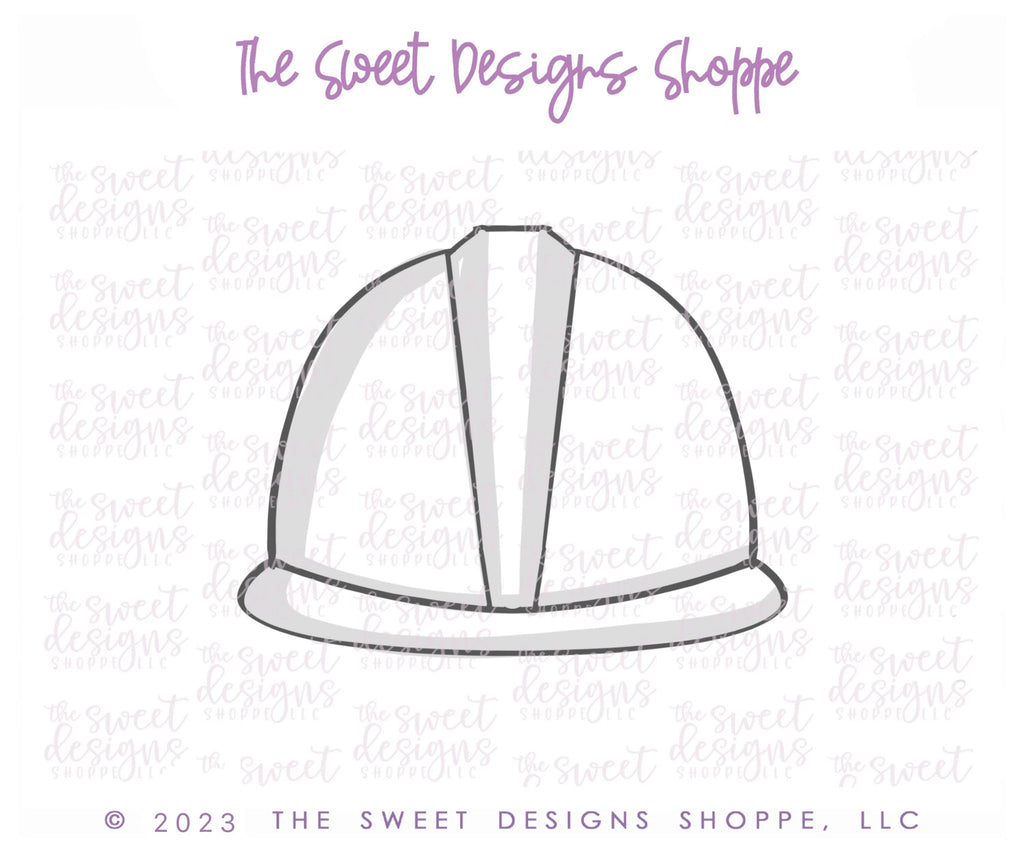 Cookie Cutters - Construction Helmet - Cookie Cutter - Sweet Designs Shoppe - - ALL, construction, Cookie Cutter, Kids / Fantasy, Promocode, transportation, travel