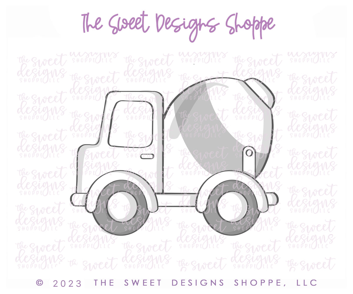 Cookie Cutters - Construction Set - Set of 4 - Cookie Cutters - The Sweet Designs Shoppe - TSDS - - ALL,Birthday,construction,Cookie Cutter,kids,Kids / Fantasy,Mini Sets,Promocode,regular sets,Roads,set,STL,transportation