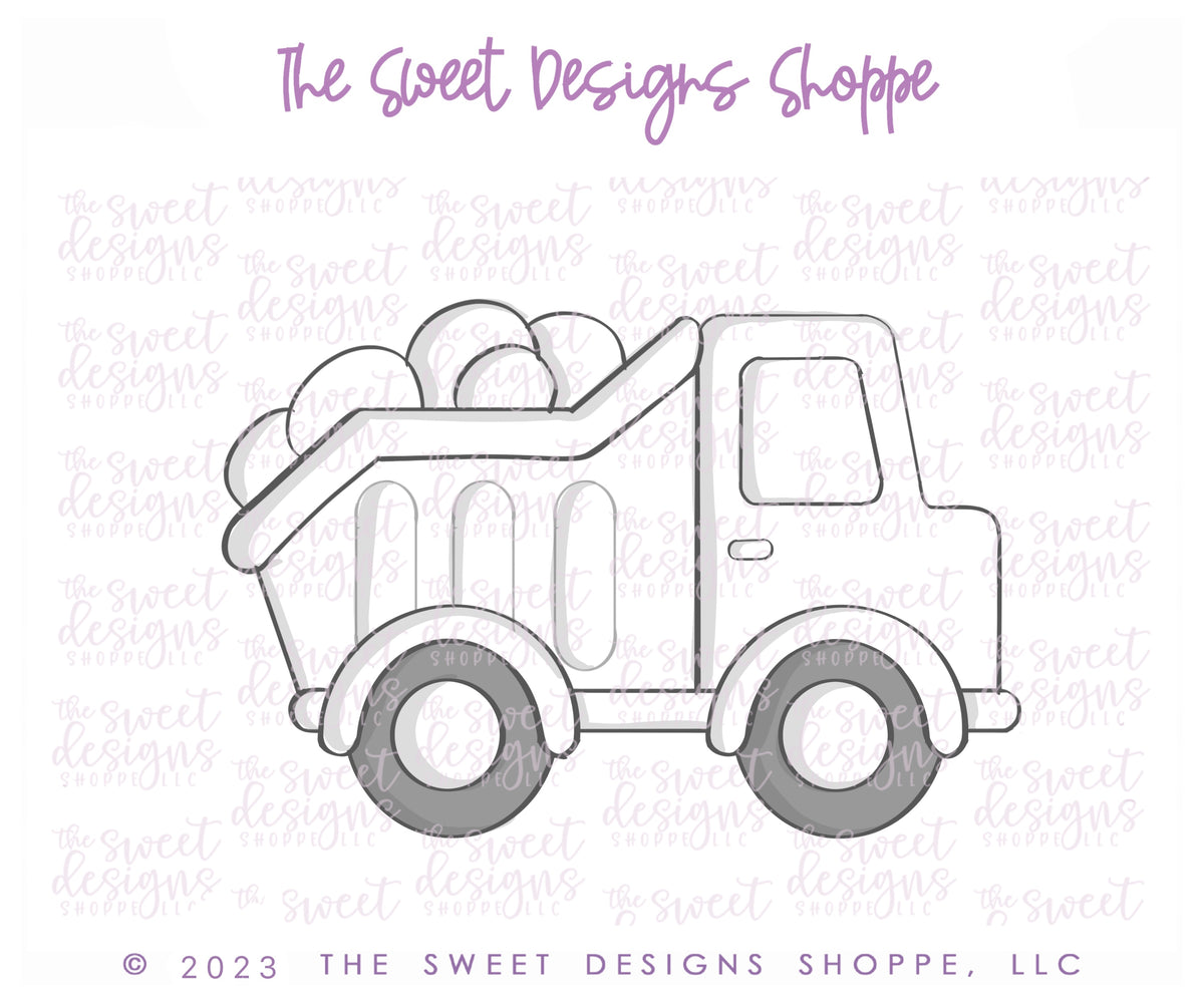 Cookie Cutters - Construction Set - Set of 4 - Cookie Cutters - The Sweet Designs Shoppe - TSDS - - ALL,Birthday,construction,Cookie Cutter,kids,Kids / Fantasy,Mini Sets,Promocode,regular sets,Roads,set,STL,transportation