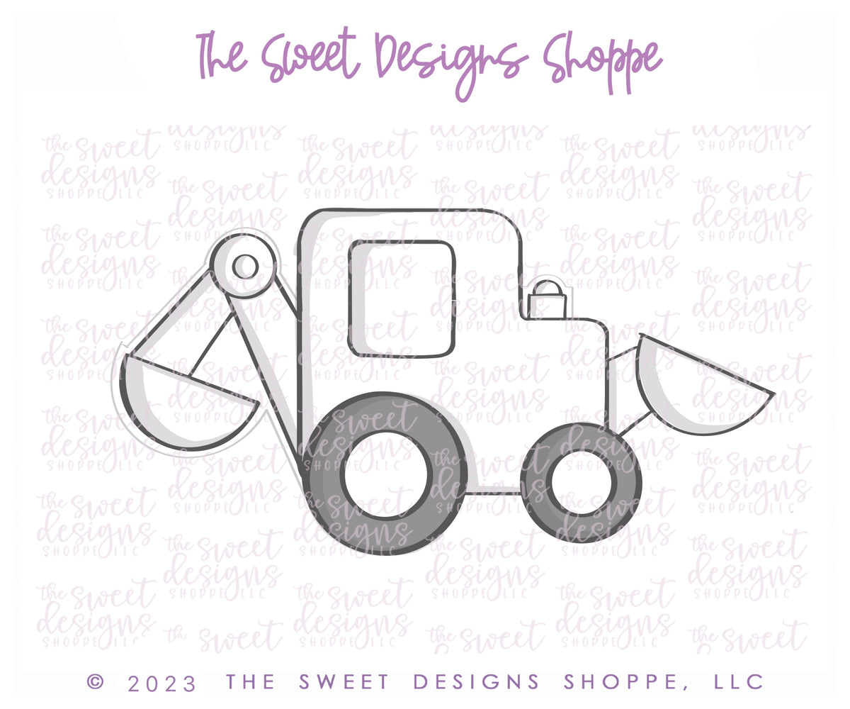 Cookie Cutters - Construction Set - Set of 4 - Cookie Cutters - The Sweet Designs Shoppe - TSDS - - ALL,Birthday,construction,Cookie Cutter,kids,Kids / Fantasy,Mini Sets,Promocode,regular sets,Roads,set,STL,transportation