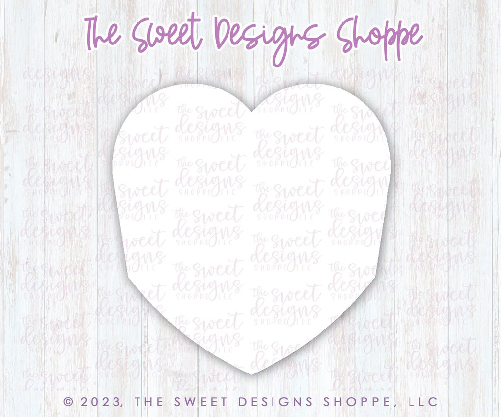 Cookie Cutters - Conversation Heart ISO View - Cookie Cutter - The Sweet Designs Shoppe - - ALL, conversation heart, Cookie Cutter, Heart, Hearts, Holiday, love, Plaque, Promocode, valentine, valentines