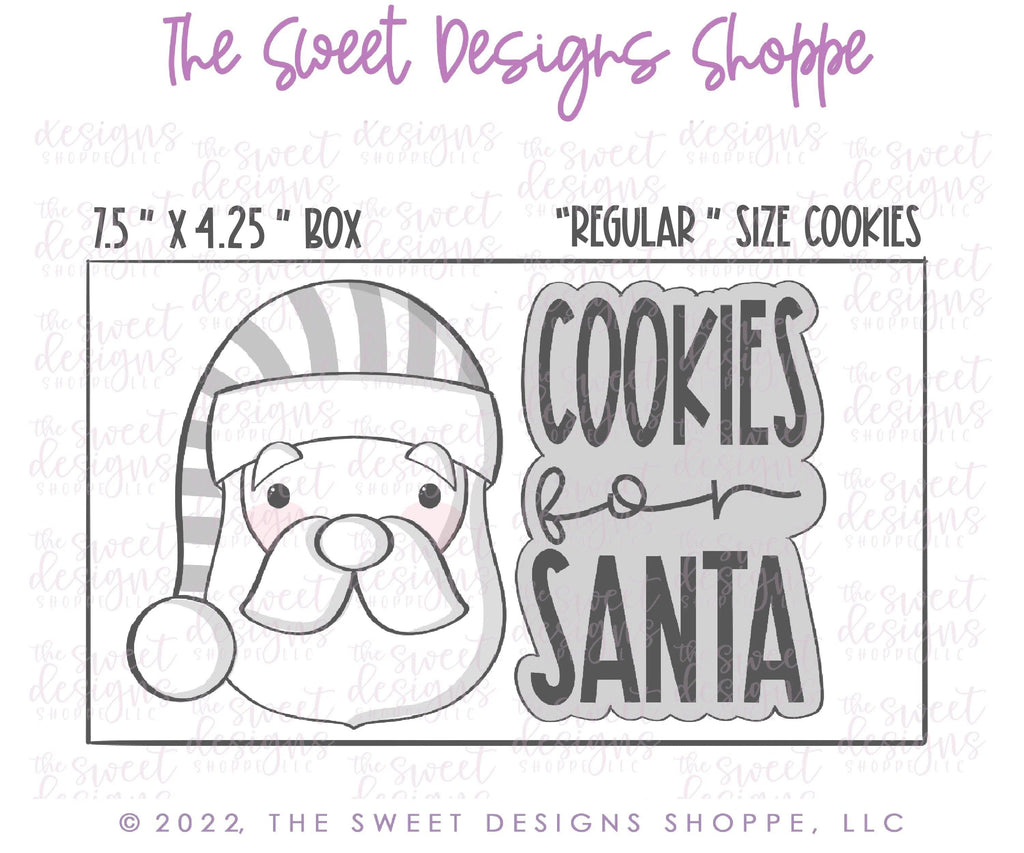 Cookie Cutters - Cookies and Milk for Santa Cookie Cutters Set - Set of 4 - Cookie Cutters - The Sweet Designs Shoppe - TSDS - - ALL,Christmas,Christmas / Winter,Cookie Cutter,Mini Sets,Promocode,regular sets,Santa,Santa Claus,set,STL,Winter
