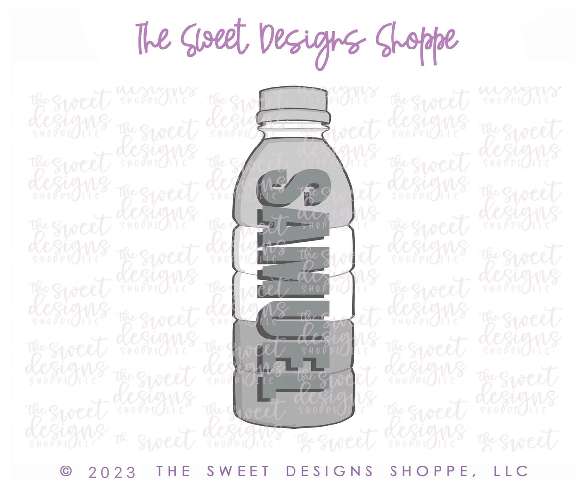 Cookie Cutters - Cool Drink Bottle - Cookie Cutter - The Sweet Designs Shoppe - TSDS - - Accesories,Accessories,accessory,ALL,Clothing / Accessories,construction,Cookie Cutter,Kids / Fantasy,Miscellaneous,Promocode,sports,STL,travel,water