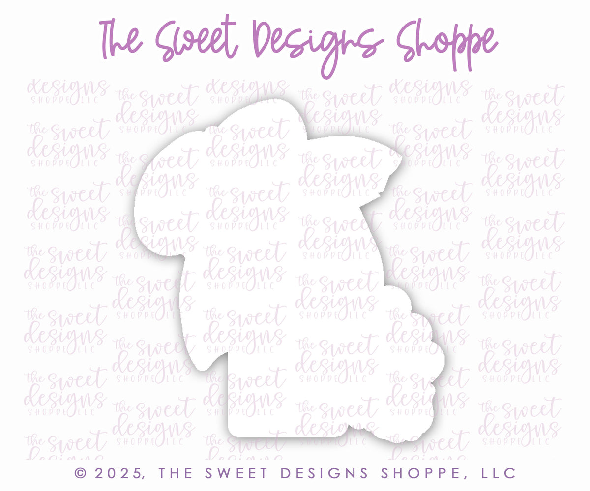 Cookie Cutters - Coquette and Floral Easter Plaque - Cookie Cutter - The Sweet Designs Shoppe - TSDS - - ALL,Cookie Cutter,Coquette,coquette plaque,Easter,Easter / Spring,palques,Promocode,STL