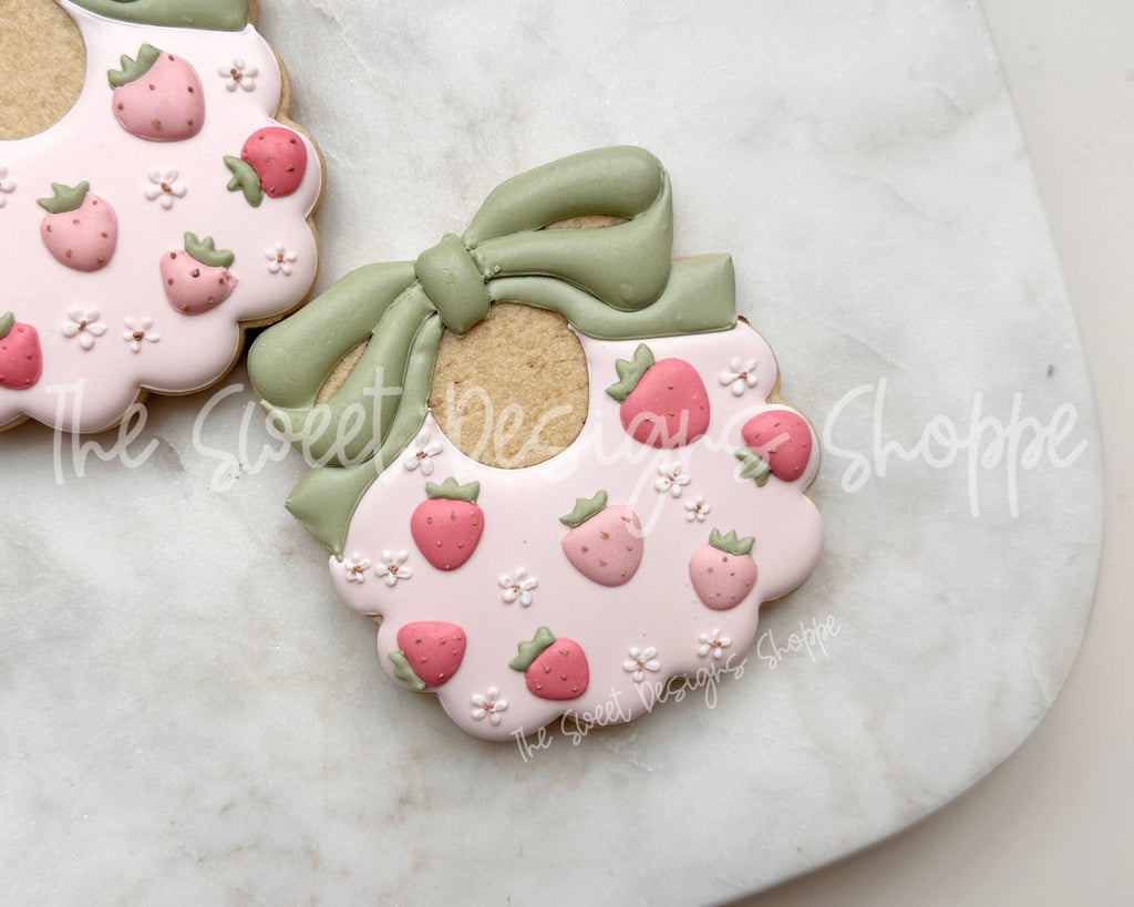 Cookie Cutters - Coquette Baby Bib - Cookie Cutter - The Sweet Designs Shoppe - TSDS - - ALL,Baby,Baby / Kids,Baby Bib,Baby Bottle,Baby Boy,baby girl,baby shower,bib,Cookie Cutter,Promocode,STL