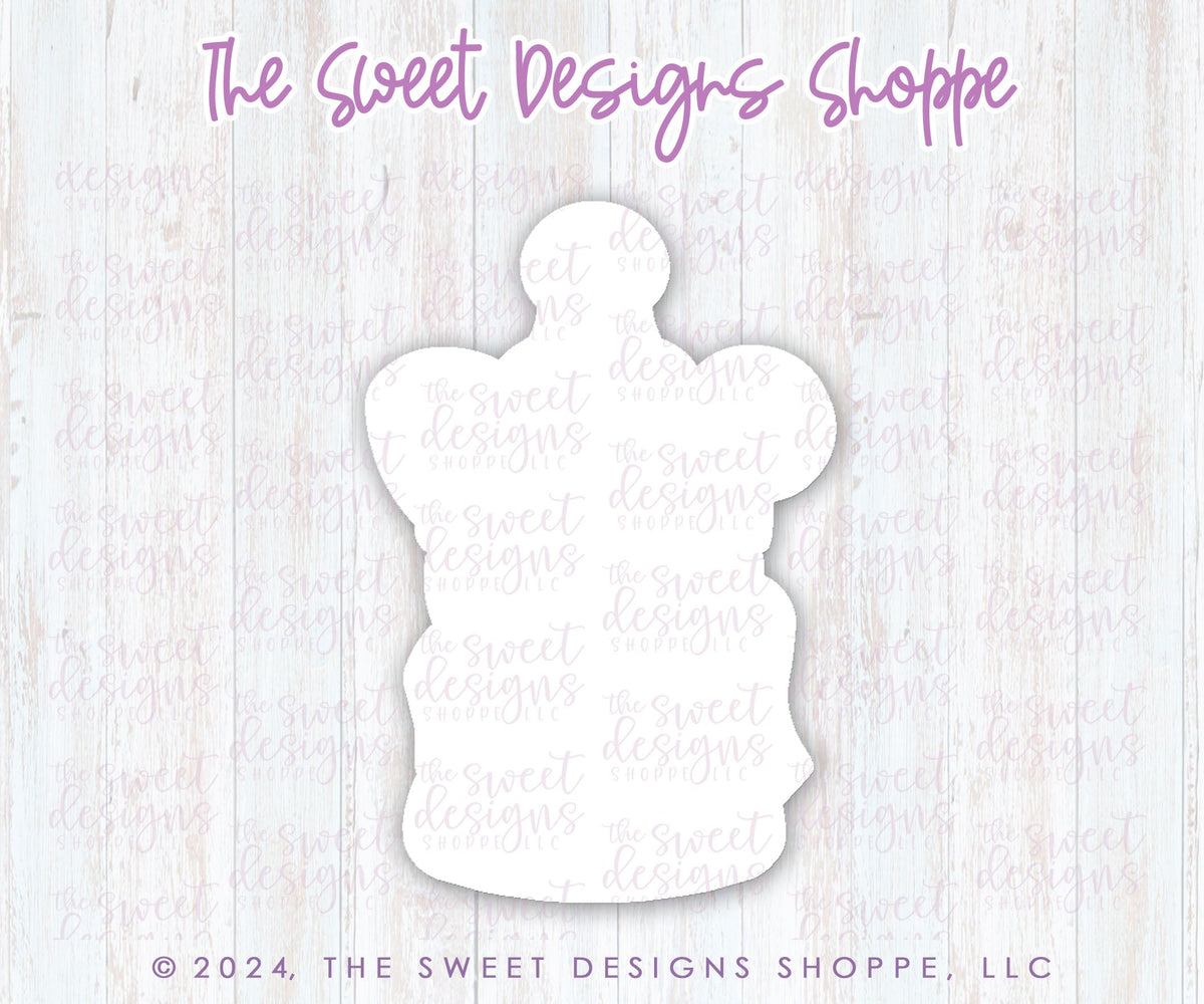 Cookie Cutters - Coquette Baby Bottle- Cookie Cutter - The Sweet Designs Shoppe - TSDS - - ALL,Baby,Baby / Kids,Baby Bib,Baby Bottle,Baby Boy,baby girl,baby shower,baby shower favors,bib,Cookie Cutter,Promocode,STL