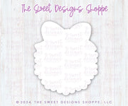 Cookie Cutters - Coquette Bib - Cookie Cutter - The Sweet Designs Shoppe - TSDS - - ALL,Baby,Baby / Kids,Baby Bib,Baby Bottle,Baby Boy,baby girl,baby shower,baby shower favors,bib,Cookie Cutter,Promocode,STL