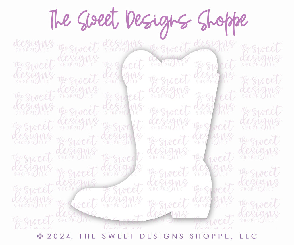 Cookie Cutters - Coquette Boots & HOWDY Valentine Plaque Set - Set of 2 - Cookie Cutters - The Sweet Designs Shoppe - - ALL, Cookie Cutter, Love, new, Promocode, regular sets, set, STL, valentine, Valentines