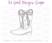 Cookie Cutters - Coquette Boots & HOWDY Valentine Plaque Set - Set of 2 - Cookie Cutters - The Sweet Designs Shoppe - TSDS - - ALL,Cookie Cutter,Love,Promocode,regular sets,set,STL,valentine,Valentines