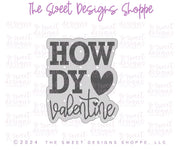 Cookie Cutters - Coquette Boots & HOWDY Valentine Plaque Set - Set of 2 - Cookie Cutters - The Sweet Designs Shoppe - TSDS - - ALL,Cookie Cutter,Love,Promocode,regular sets,set,STL,valentine,Valentines