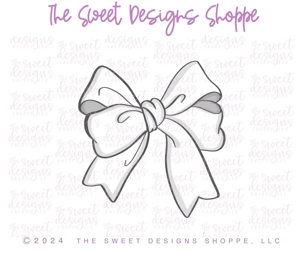 Cookie Cutters - Coquette Bow C - Cookie Cutter - Sweet Designs Shoppe - - ALL, Bow, Clothing / Accessories, Cookie Cutter, cookie cutters, Fantasy, MOM, mother, Mothers Day, new, Promocode, Wedding