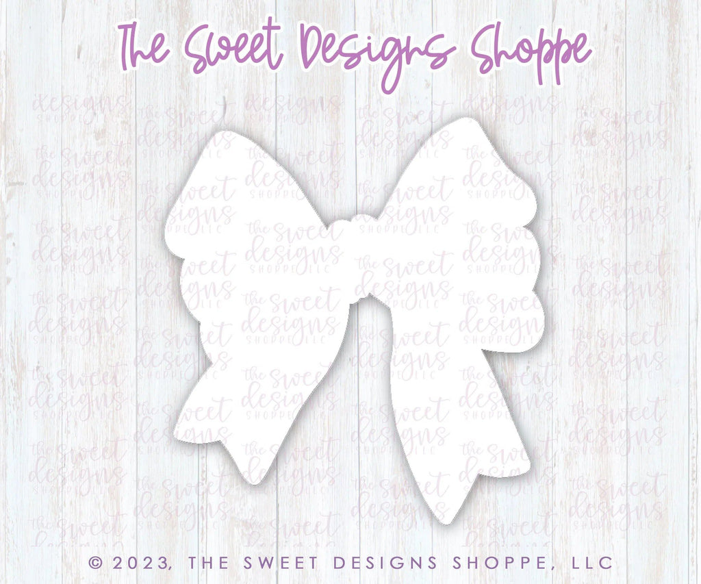 Cookie Cutters - Coquette Bow C - Cookie Cutter - The Sweet Designs Shoppe - - ALL, Bow, Clothing / Accessories, Cookie Cutter, cookie cutters, Fantasy, MOM, mother, Mothers Day, Promocode, STL, Wedding