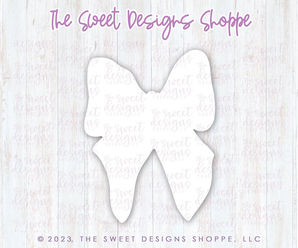 Cookie Cutters - Coquette Bow D - Cookie Cutter - Sweet Designs Shoppe - - ALL, Bow, Clothing / Accessories, Cookie Cutter, cookie cutters, Fantasy, MOM, mother, Mothers Day, Promocode, Wedding