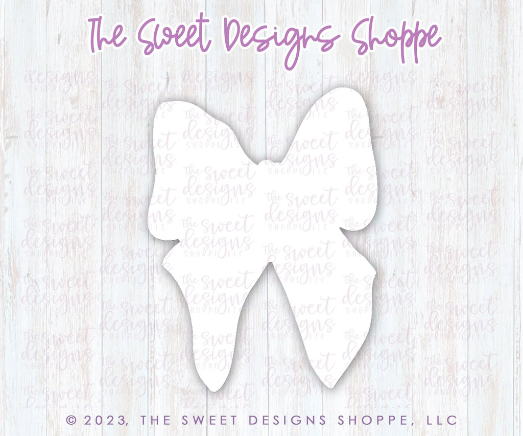 Cookie Cutters - Coquette Bow D - Cookie Cutter - Sweet Designs Shoppe - - ALL, Bow, Clothing / Accessories, Cookie Cutter, cookie cutters, Fantasy, MOM, mother, Mothers Day, new, Promocode, Wedding