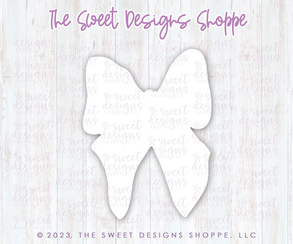 Cookie Cutters - Coquette Bow D - Cookie Cutter - The Sweet Designs Shoppe - TSDS - - ALL,Bow,Clothing / Accessories,Cookie Cutter,cookie cutters,Fantasy,MOM,mother,Mothers Day,Promocode,STL,Wedding