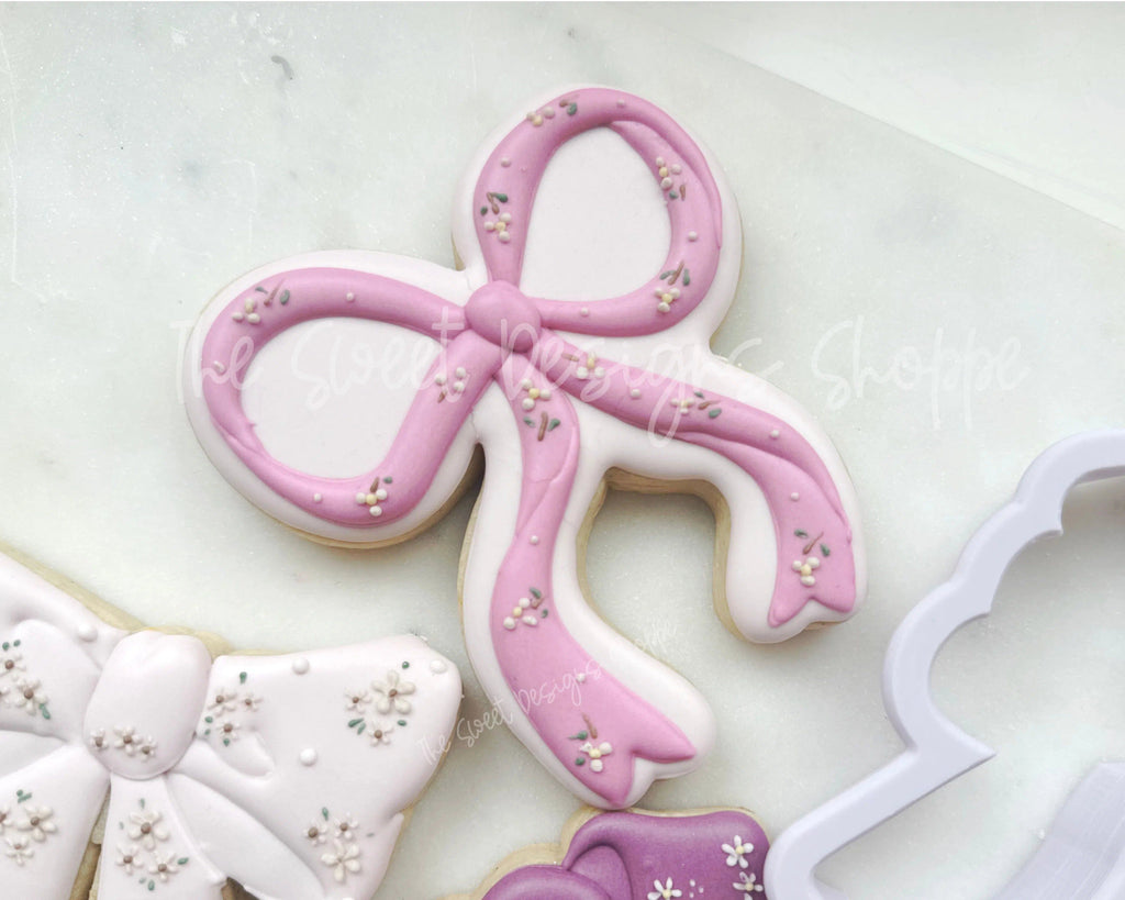 Cookie Cutters - Coquette Bow E - Cookie Cutter - The Sweet Designs Shoppe - - ALL, Bow, Clothing / Accessories, Cookie Cutter, cookie cutters, Fantasy, MOM, mother, Mothers Day, Promocode, STL, Wedding