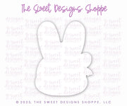 Cookie Cutters - Coquette Bunny Face 2025 - Cookie Cutter - The Sweet Designs Shoppe - TSDS - - ALL,Animal,Animals,Animals and Insects,Bunny,Bunny easter,bunny face,Cookie Cutter,Easter,Easter / Spring,pet,pets,Promocode,STL