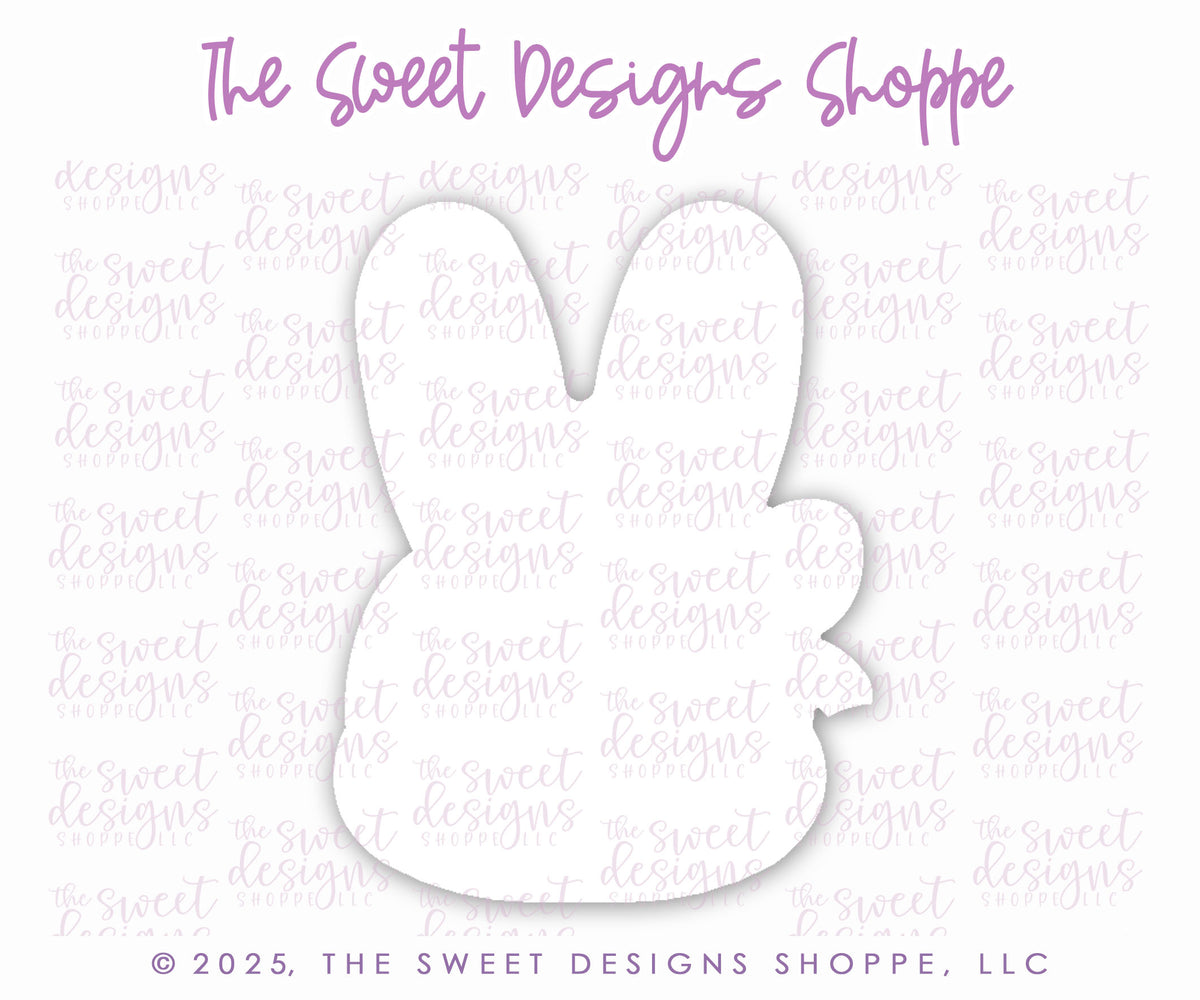 Cookie Cutters - Coquette Bunny Face 2025 - Cookie Cutter - The Sweet Designs Shoppe - TSDS - - ALL,Animal,Animals,Animals and Insects,Bunny,Bunny easter,bunny face,Cookie Cutter,Easter,Easter / Spring,pet,pets,Promocode,STL
