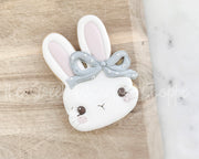 Cookie Cutters - Coquette Bunny Face 2025 - Cookie Cutter - The Sweet Designs Shoppe - TSDS - - ALL,Animal,Animals,Animals and Insects,Bunny,Bunny easter,bunny face,Cookie Cutter,Easter,Easter / Spring,pet,pets,Promocode,STL