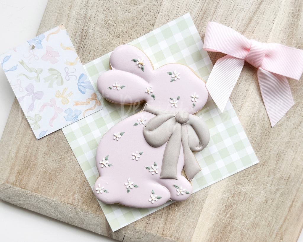 Cookie Cutters - Coquette Bunny Silhouette - Cookie Cutter - The Sweet Designs Shoppe - TSDS - - ALL,Animal,Animals,Animals and Insects,Cookie Cutter,Coquette,Easter,Easter / Spring,Promocode,STL