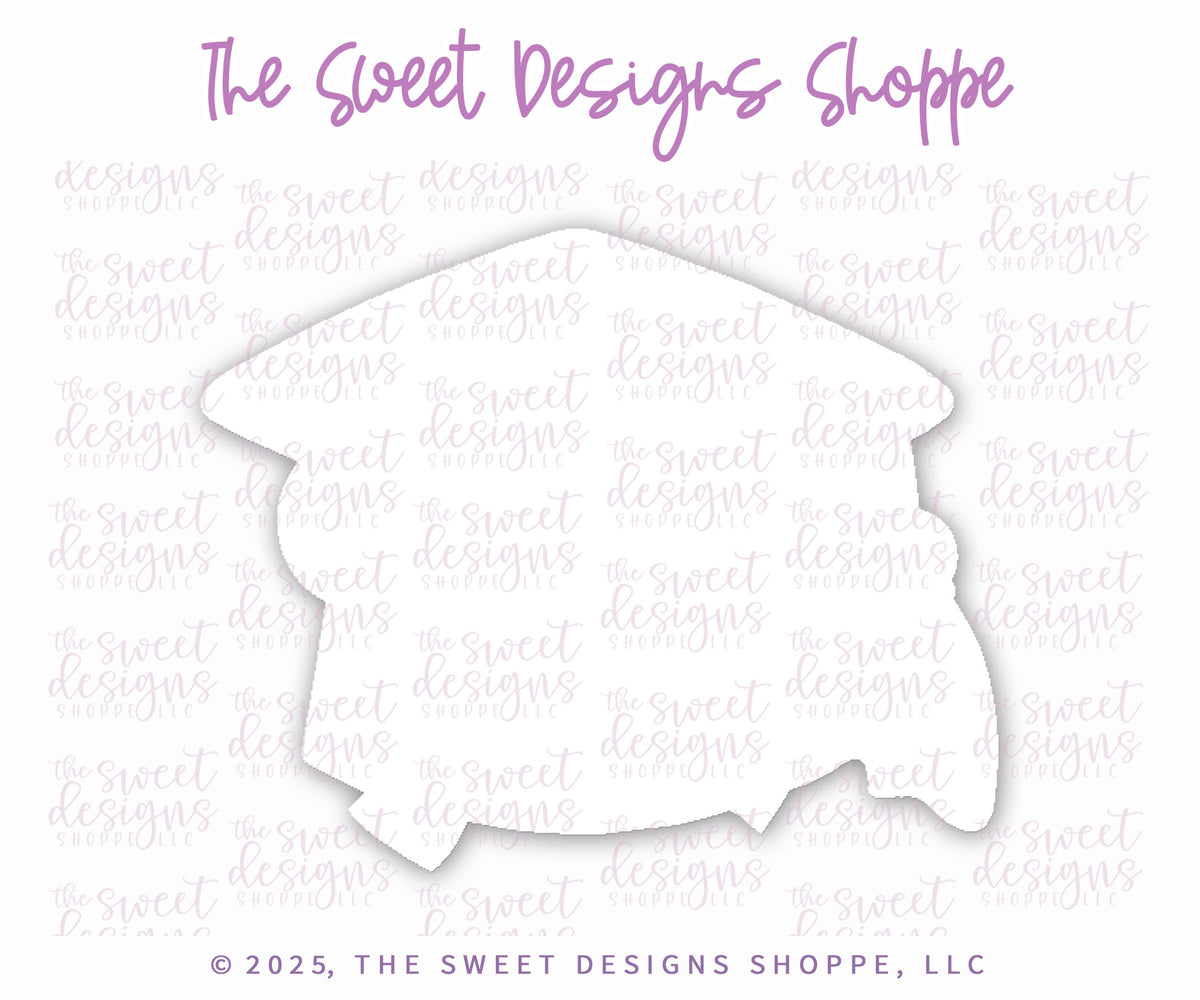 Cookie Cutters - Coquette Cap - Cookie Cutter - The Sweet Designs Shoppe - TSDS - - ALL,award,back to school,Cookie Cutter,diploma,Grad,Graduation,graduations,mothers,Promocode,School,School / Graduation,school supplies,STL