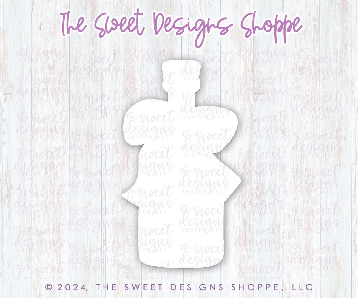 Cookie Cutters - Coquette Champagne - Cookie Cutter - The Sweet Designs Shoppe - TSDS - - ALL,anniversary,Birthday,celebration,Cookie Cutter,Food,Food & Beverages,Promocode,STL,valentine,valentines,Wedding,Wedding Favors,wine