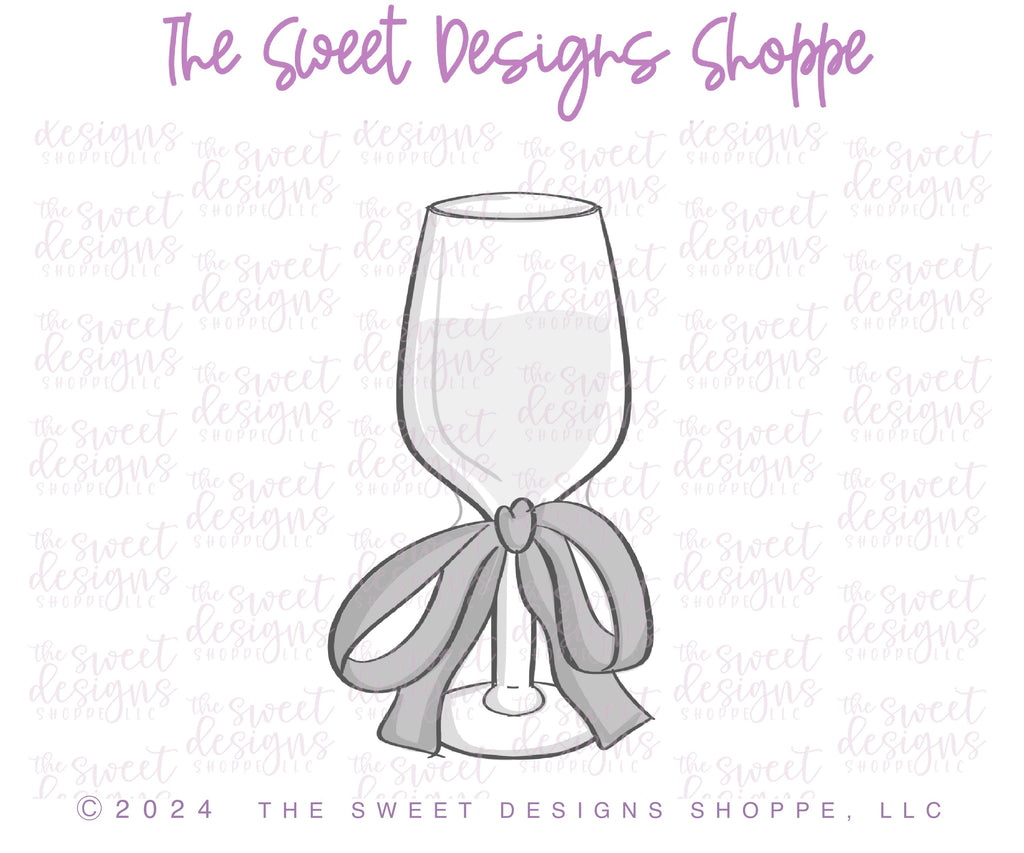 Cookie Cutters - Coquette Champagne Glass - Cookie Cutter - The Sweet Designs Shoppe - - ALL, beverage, beverages, champagne, chrismtas beverage, Cookie Cutter, Coquette, coquette champagne glass, Food & Beverages, Food and Beverage, new, Perfume, Promocode, STL, valentine, Valentine's, valentines drink