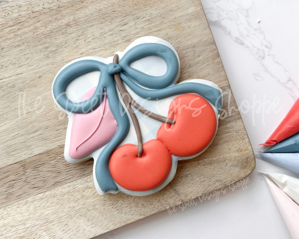 Cookie Cutters - Coquette Cherry - Cookie Cutter - The Sweet Designs Shoppe - TSDS - - 4th,4th July,4th of July,ALL,Cookie Cutter,fruit,fruits,Patriotic,Promocode,STL,Summer,Sweet,Sweets