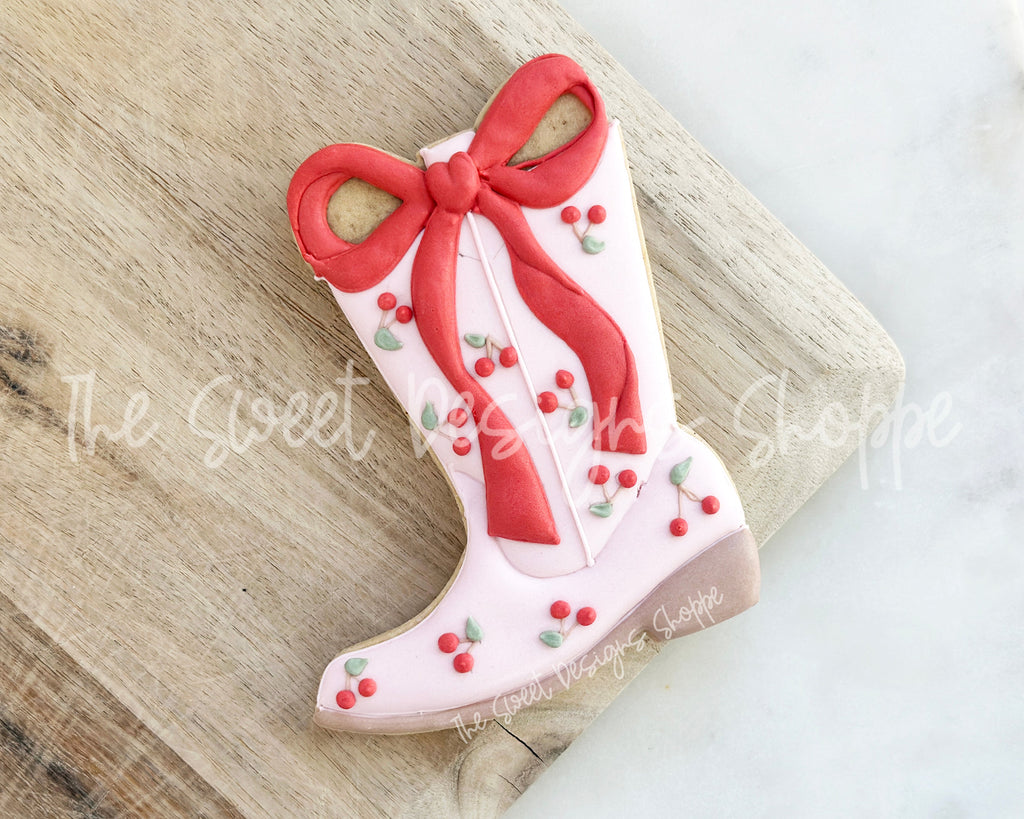 Cookie Cutters - Coquette Cowboy Boots - Cookie Cutter - The Sweet Designs Shoppe - - ALL, Cookie Cutter, Coquette, Cowboy, new, Promocode, STL, valentine, Valentine's