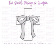 Cookie Cutters - Coquette Cross - Cookie Cutter - The Sweet Designs Shoppe - TSDS - - ALL,Cookie Cutter,Coquette,coquette cross,cross,Easter,Easter / Spring,Promocode,religion,STL