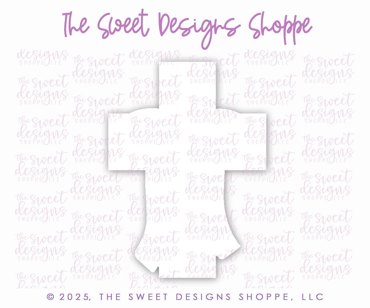 Cookie Cutters - Coquette Cross - Cookie Cutter - The Sweet Designs Shoppe - TSDS - - ALL,Cookie Cutter,Coquette,coquette cross,cross,Easter,Easter / Spring,Promocode,religion,STL