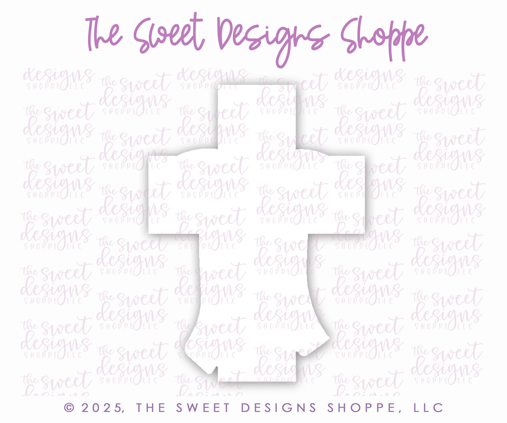 Cookie Cutters - Coquette Cross - Cookie Cutter - The Sweet Designs Shoppe - TSDS - - ALL,Cookie Cutter,Coquette,coquette cross,cross,Easter,Easter / Spring,Promocode,religion,STL