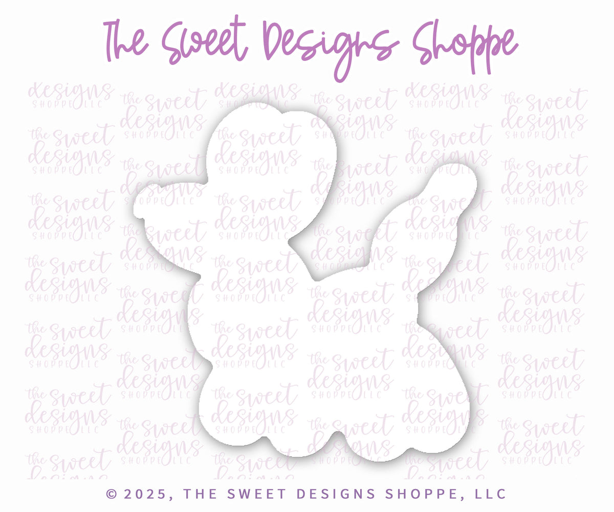 Cookie Cutters - Coquette Dog Balloon - Cookie Cutter - The Sweet Designs Shoppe - TSDS - - 4th,4th July,4th of July,ALL,Animal,Animals,Animals and Insects,Birthday,Cookie Cutter,kids,Kids / Fantasy,Patriotic,Patriotric,Promocode,STL,Summer