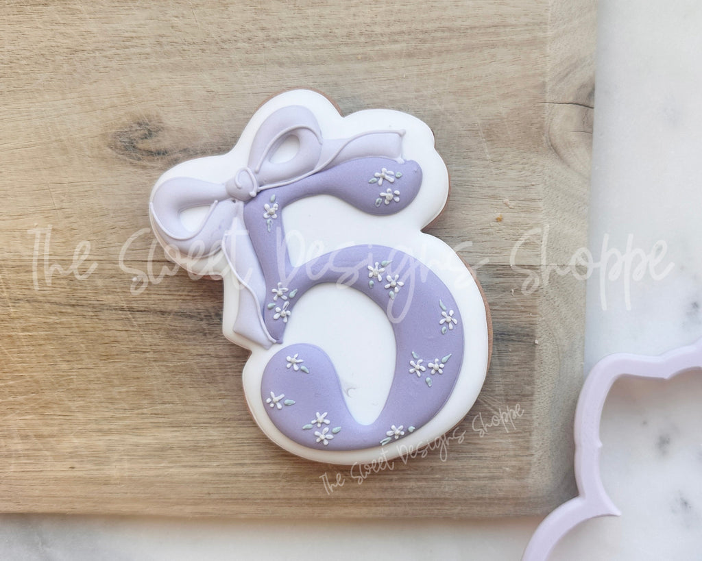 Cookie Cutters - Coquette Five - Cookie Cutter - The Sweet Designs Shoppe - TSDS - - 5,ALL,Birthday,Cookie Cutter,Font,Fonts,kid,kids,Lettering,letters and numbers,number,numbers,NumberSet,Promocode,Series24,STL,text