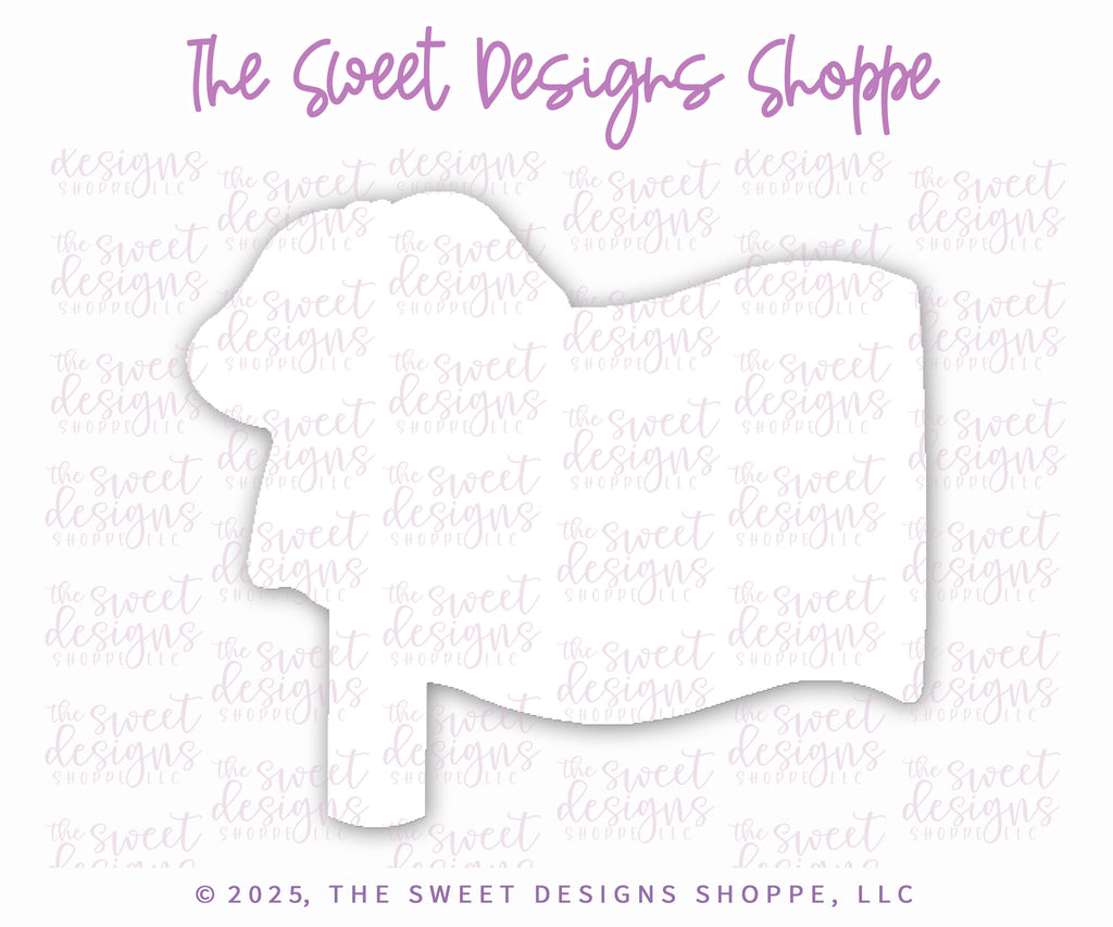 Cookie Cutters - Coquette Flag - Cookie Cutter - The Sweet Designs Shoppe - TSDS - - 4th,4th July,4th of July,ALL,back to school,Cookie Cutter,Patriotic,Promocode,School,School / Graduation,STL,Summer,USA