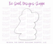 Cookie Cutters - Coquette Four - Cookie Cutter - The Sweet Designs Shoppe - TSDS - - 4,ALL,Birthday,Cookie Cutter,Font,Fonts,kid,kids,Lettering,letters and numbers,number,numbers,NumberSet,Promocode,Series24,STL,text
