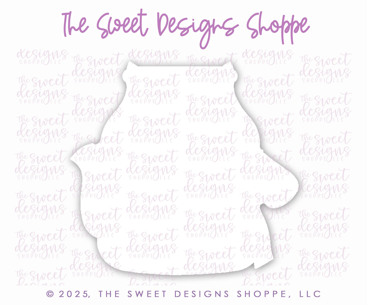 Cookie Cutters - Coquette Kettle - Cookie Cutter - The Sweet Designs Shoppe - TSDS - - ALL,Bridal,Bridal Shower,Cookie Cutter,Coquette,Easter,Easter / Spring,Food & Beverages,Food and Beverage,Promocode,STL,tea