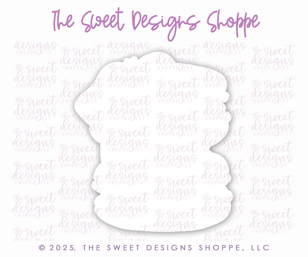 Cookie Cutters - Coquette Macaroon - Cookie Cutter - The Sweet Designs Shoppe - TSDS - - ALL,Bridal,Bridal Shower,Cookie Cutter,Coquette,Easter,Easter / Spring,Food,Food & Beverages,Food and Beverage,macaron,Promocode,STL