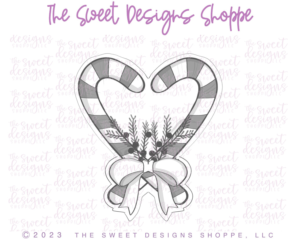 Cookie Cutters - Coquette Merry Christmas Cookie Cutter Set - Set of 6 - Cookie Cutters - The Sweet Designs Shoppe - TSDS - - ALL,Christmas,Christmas / Winter,Cookie Cutter,new,PLAQUES HANDLETTERING,Promocode,regular sets,set,STL