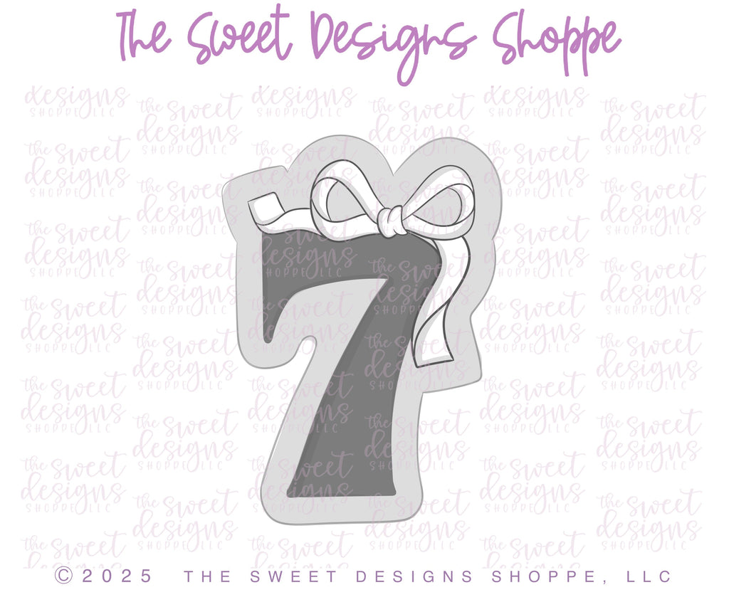 Cookie Cutters - Coquette Numbers Set - Set of 9 - Cookie Cutters - The Sweet Designs Shoppe - - 1, 2, 3, 4, 5, 6, 7, 8, 9, ALL, Birthday, Cookie Cutter, Customize, Font, Fonts, lettering, new, number, numbers, numberset, Promocode, regular sets, school, set, STL, text, valentine, Valentines, Wedding