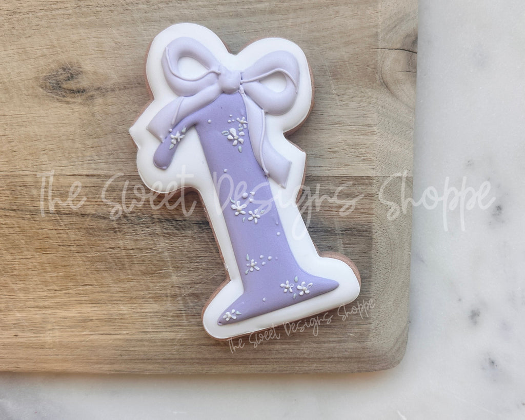 Cookie Cutters - Coquette One - Cookie Cutter - The Sweet Designs Shoppe - - 1, ALL, Birthday, Cookie Cutter, Font, Fonts, kid, kids, Lettering, letters and numbers, new, number, numbers, NumberSet, Promocode, Series24, STL, text