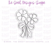 Cookie Cutters - Coquette Pair of Daisies - Cookie Cutter - The Sweet Designs Shoppe - TSDS - - ALL,Cookie Cutter,Easter / Spring,Leaves,Leaves and Flowers,mother,mothers,Mothers Day,Nurse,Nurse Appreciation,Promocode,Spring,STL,Teacher,Teacher Appreciation,Trees Leaves and Flowers,valentine,Valentine's,Wedding,Wedding Favors,Woodlands Leaves and Flowers