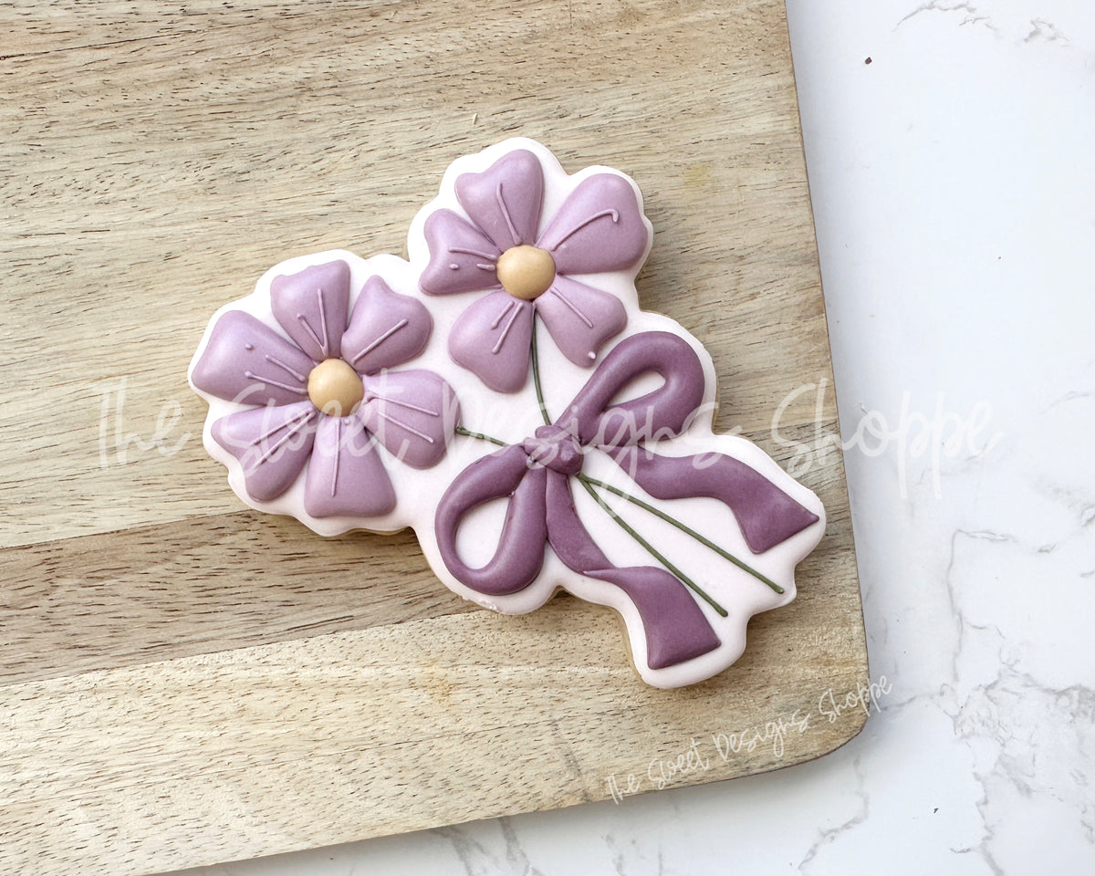 Cookie Cutters - Coquette Pair of Daisies - Cookie Cutter - The Sweet Designs Shoppe - TSDS - - ALL,Cookie Cutter,Easter / Spring,Leaves,Leaves and Flowers,mother,mothers,Mothers Day,Nurse,Nurse Appreciation,Promocode,Spring,STL,Teacher,Teacher Appreciation,Trees Leaves and Flowers,valentine,Valentine's,Wedding,Wedding Favors,Woodlands Leaves and Flowers