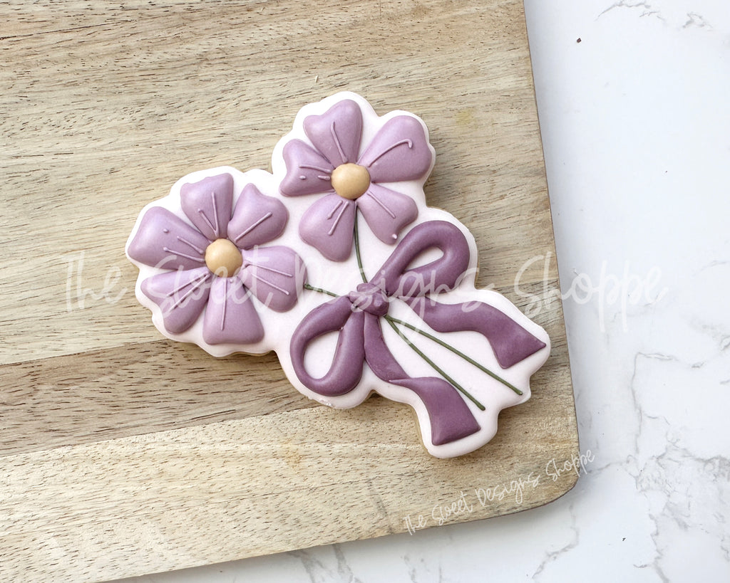 Cookie Cutters - Coquette Pair of Daisies - Cookie Cutter - The Sweet Designs Shoppe - TSDS - - ALL,Cookie Cutter,Easter / Spring,Leaves,Leaves and Flowers,mother,mothers,Mothers Day,Nurse,Nurse Appreciation,Promocode,Spring,STL,Teacher,Teacher Appreciation,Trees Leaves and Flowers,valentine,Valentine's,Wedding,Woodlands Leaves and Flowers