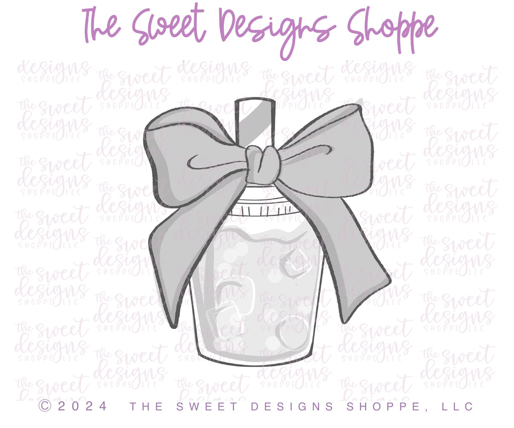 Cookie Cutters - Coquette Plastic Coffee Cup - Cookie Cutter - The Sweet Designs Shoppe - TSDS - - ALL,beverage,beverages,chocolate,Cookie Cutter,coquette plastic coffee cup,drink,Food & Beverages,Promocode,STL,valentine,Valentines,valentines drink