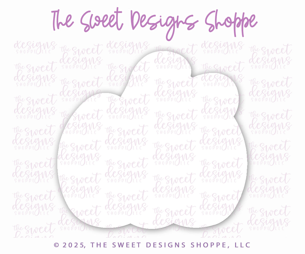 Cookie Cutters - Coquette Pumpkin - Cookie Cutter - The Sweet Designs Shoppe - TSDS - - ALL,Cookie Cutter,Coquette,coquette pumpkin,Fall,Fall / Thanksgiving,Fall Halloween,Fall Vibes,halloween,Halloween / Fall / Thanksgiving,happy halloween,Promocode,STL