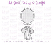 Cookie Cutters - Coquette Racquet - Cookie Cutter - The Sweet Designs Shoppe - TSDS - - ALL,Cookie Cutter,Coquette,Hobbies,pickle ball,pickleball,Promocode,sports,STL,tennis