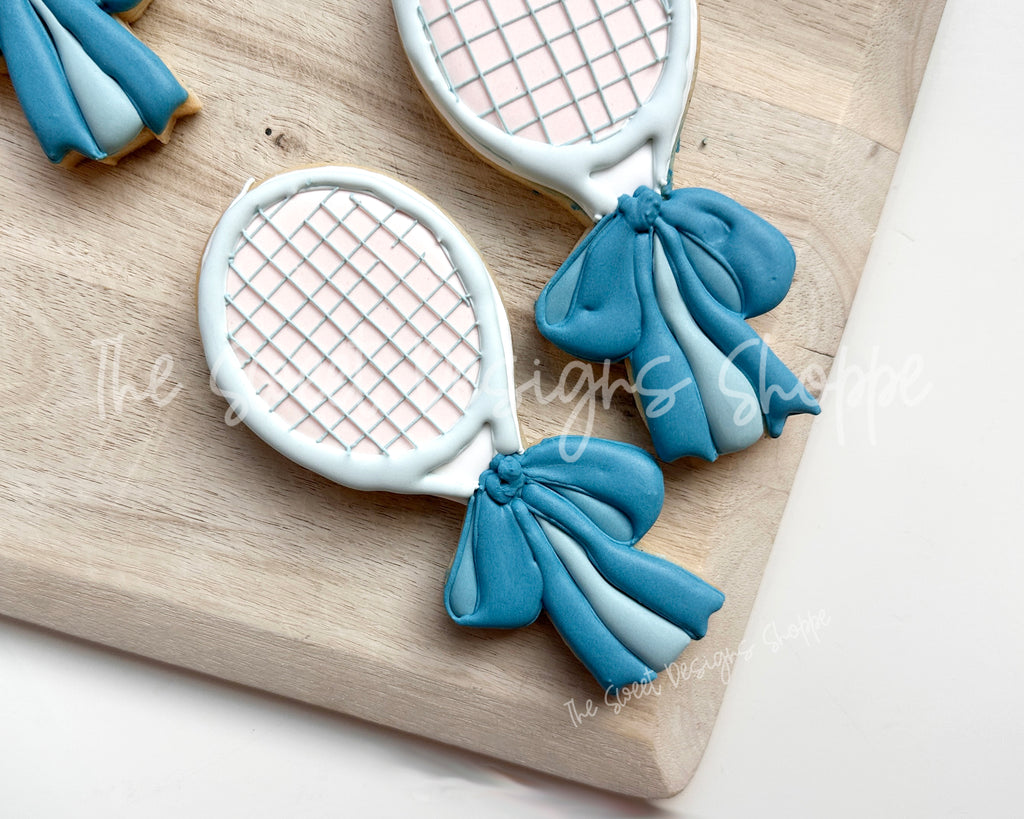 Cookie Cutters - Coquette Racquet - Cookie Cutter - The Sweet Designs Shoppe - TSDS - - ALL,Cookie Cutter,Coquette,Hobbies,new,Promocode,sports,STL,tennis