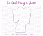 Cookie Cutters - Coquette Seven - Cookie Cutter - The Sweet Designs Shoppe - TSDS - - 7,ALL,Birthday,Cookie Cutter,Font,Fonts,kid,kids,Lettering,letters and numbers,number,numbers,NumberSet,Promocode,Series24,STL,text
